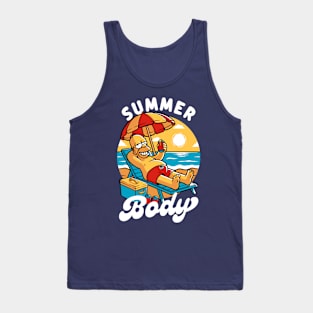 Summer Body Animation Character Tank Top